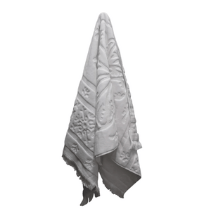White luxury bath towel