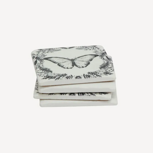 Butterfly {Papillon} Paris inspired coasters