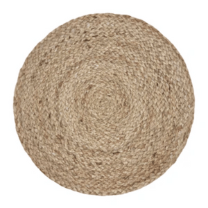 Round Placemats - Jute - Natural Colour
