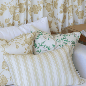 Chinoiserie Duck Feather Filled Cushion