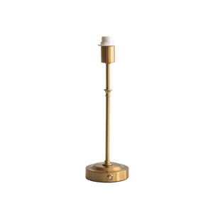 Gold Coloured Rechargeable Lamp Stand