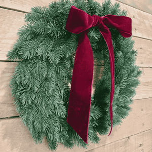 Traditional Pine Wreath – Malmaison Noël styling