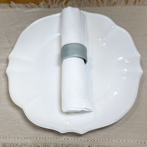 Amitié Ceramic Napkin Ring - Duck Egg Blue