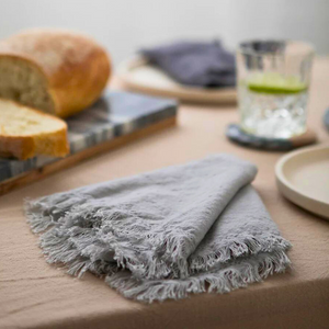 Avani French Grey Stonewashed Cotton Napkins