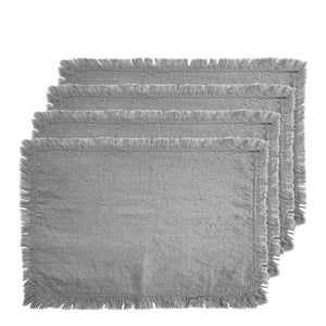 Avignon Placemats - French Grey - Set of 4