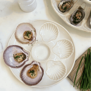 Bessin Scallop Plate with scallops