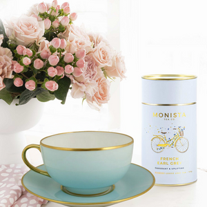 Malmaison - Limoge Pastel Blue Teacup & Monista French Earl Grey Tea