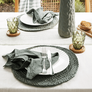 Lucien Jute Round Placemats