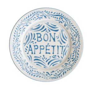 Blue & White Hand Painted Plate