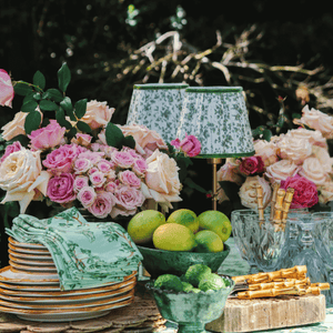 Ivy Scallop Shade & Gold Base