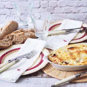 Laguiole cutlery in styled setting