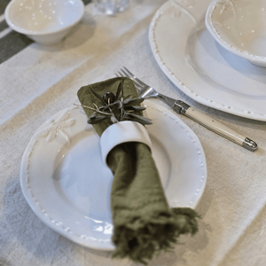 Cotton Olive Coloured Napkins