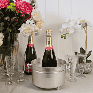Champagne Ice Bucket with Champagne Flutes and Piper Champagne