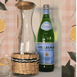 Calais Glass and Rattan Caraffe