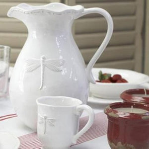 French Country Dragonfly Jug / Pitcher