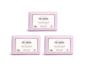 Gentle Perfumed Soap Energising Lavender 125g - Fer à Cheval