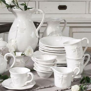 French Country Dragonfly 16 Piece Dinner Set