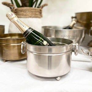 Fontette - Champagne Bucket - Antique Pewter