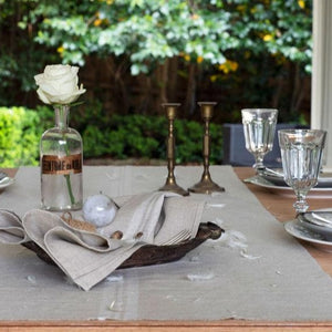 Fête Table Runner  – White / Blanc