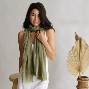French Riviera Scarf Khaki