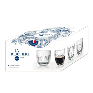La Rochere - TROQUET ASSORTED ESPRESSO CUP - Set of 4 - GIFT BOXED