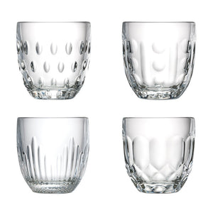 La Rochere - TROQUET ASSORTED TUMBLERS - Set of 4 - GIFT BOXED