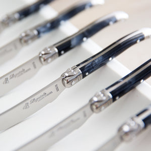 Laguiole Pate Knife Set Black
