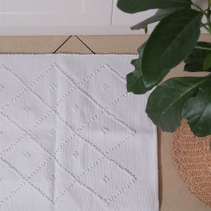 Tapis de Bain (Bathmat) Blanc Diamond