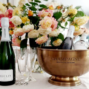 Champagne Bucket Antique Brass