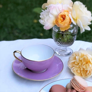 Limoge Teacup & Saucer Parma