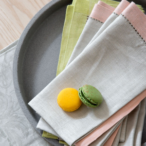 Malmaison Pure Linen Damask Napkins