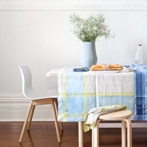 Malmaison Pure Linen French Motif Damask Tablecloth