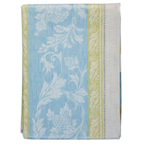 Malmaison Pure Linen French Motif Damask Tablecloth