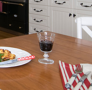 French Wine Glass on Table