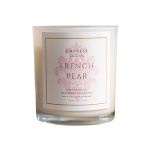 French Pear Scented Soy Wax Candle