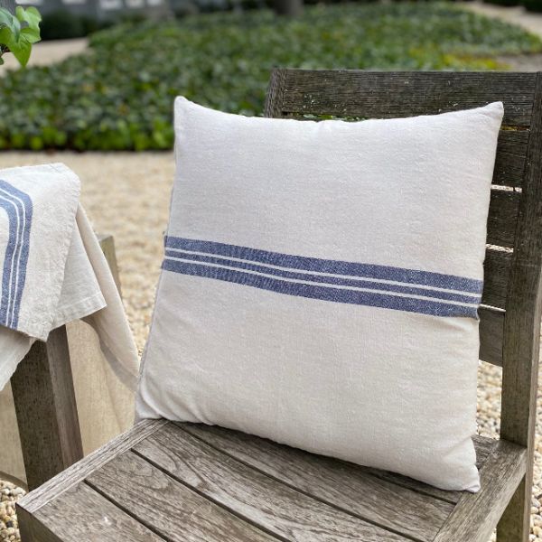 Dordogne Vallée French Stripe Cushion