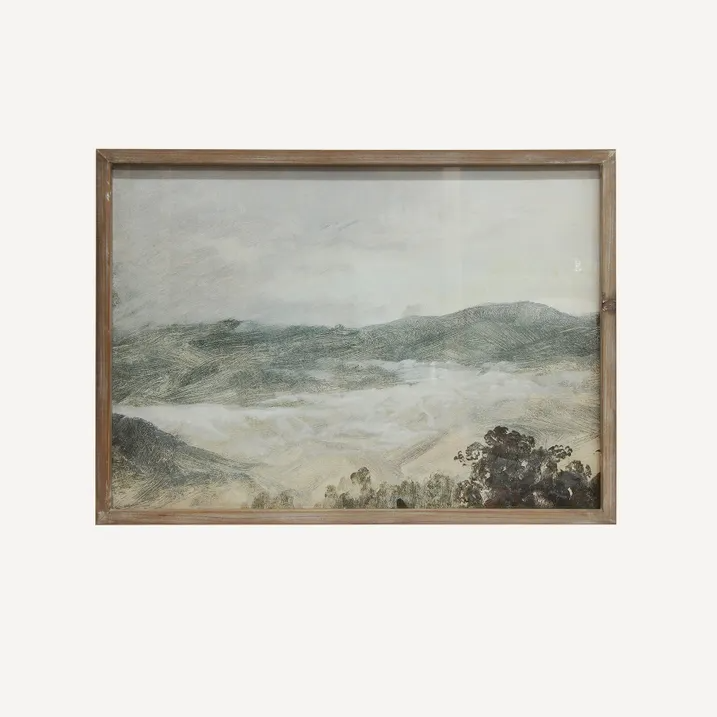 French Wall Decor - Estuary Landscape Wall Art