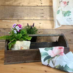 Wooden Timber Planter Crate