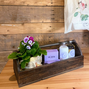 Wooden Timber Planter Crate