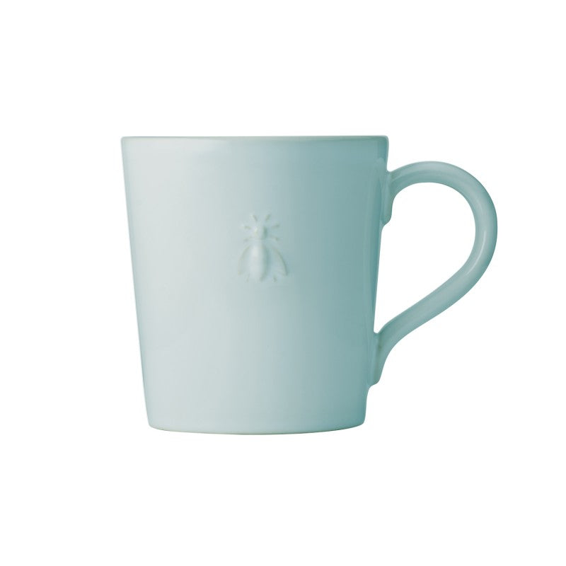 La Rochere Bee Ceramic Mug with Bee Emblem - Blue