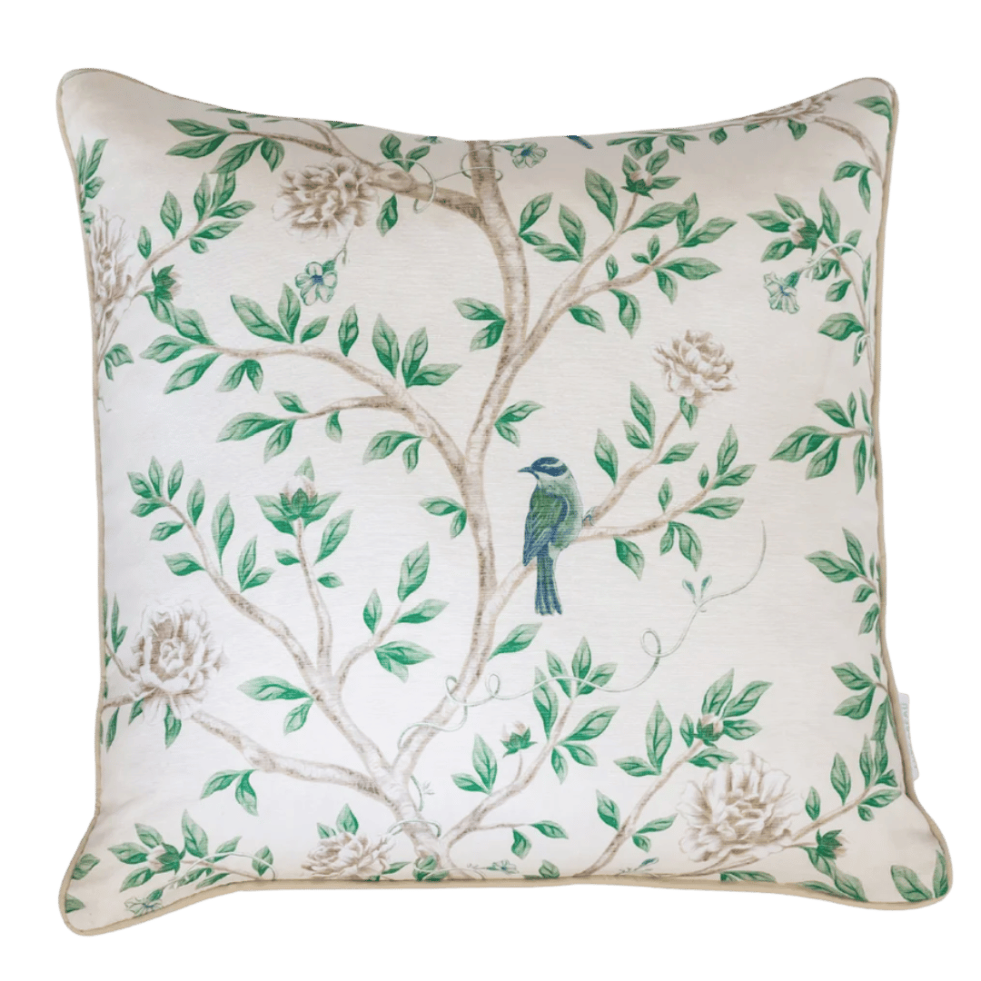 Chinoiserie Patterned Cushion