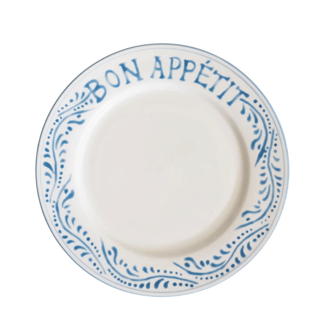 Blue & White Porcelain Dinner Plate