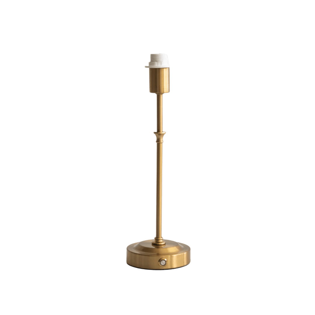 Gold Coloured Rechargeable Lamp Stand