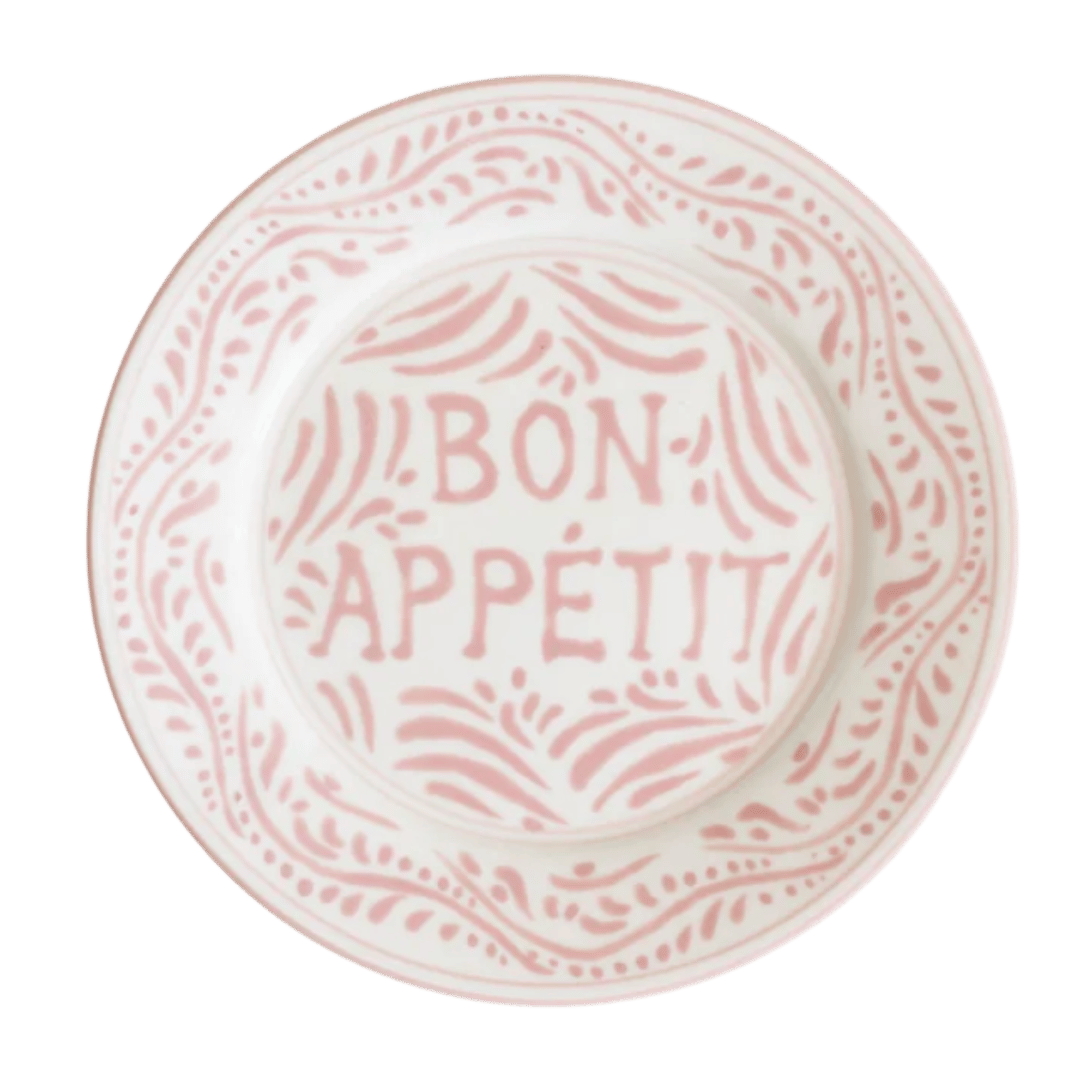 Bon Appetit - Hand Painted Plates