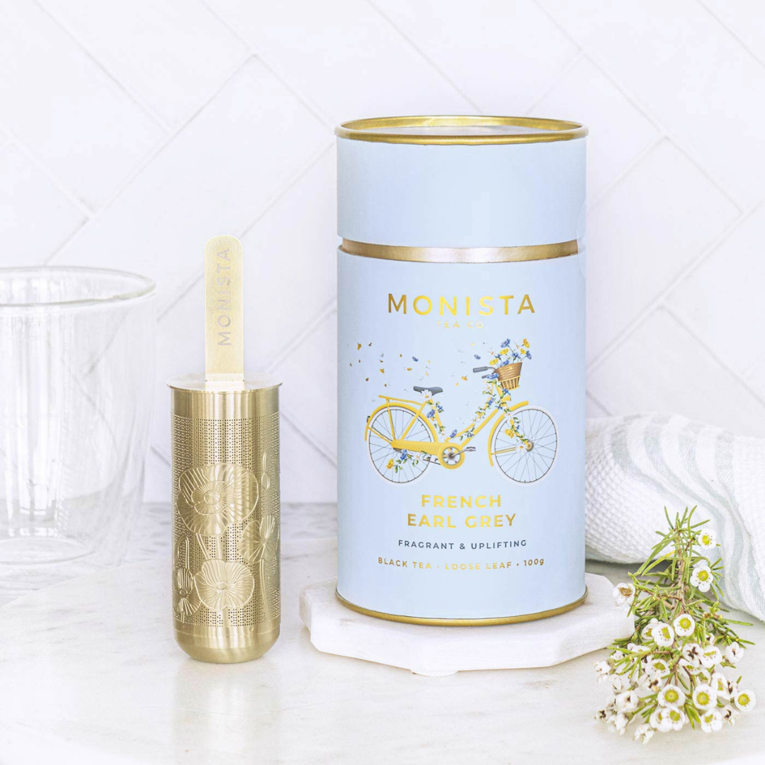 Monista Tea Stick Strainer - Soft Gold