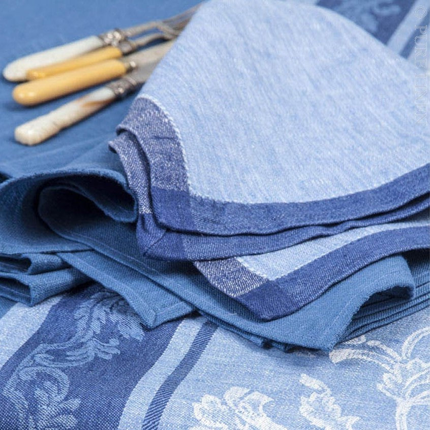 Linen Napkins - Wedgewood Blue