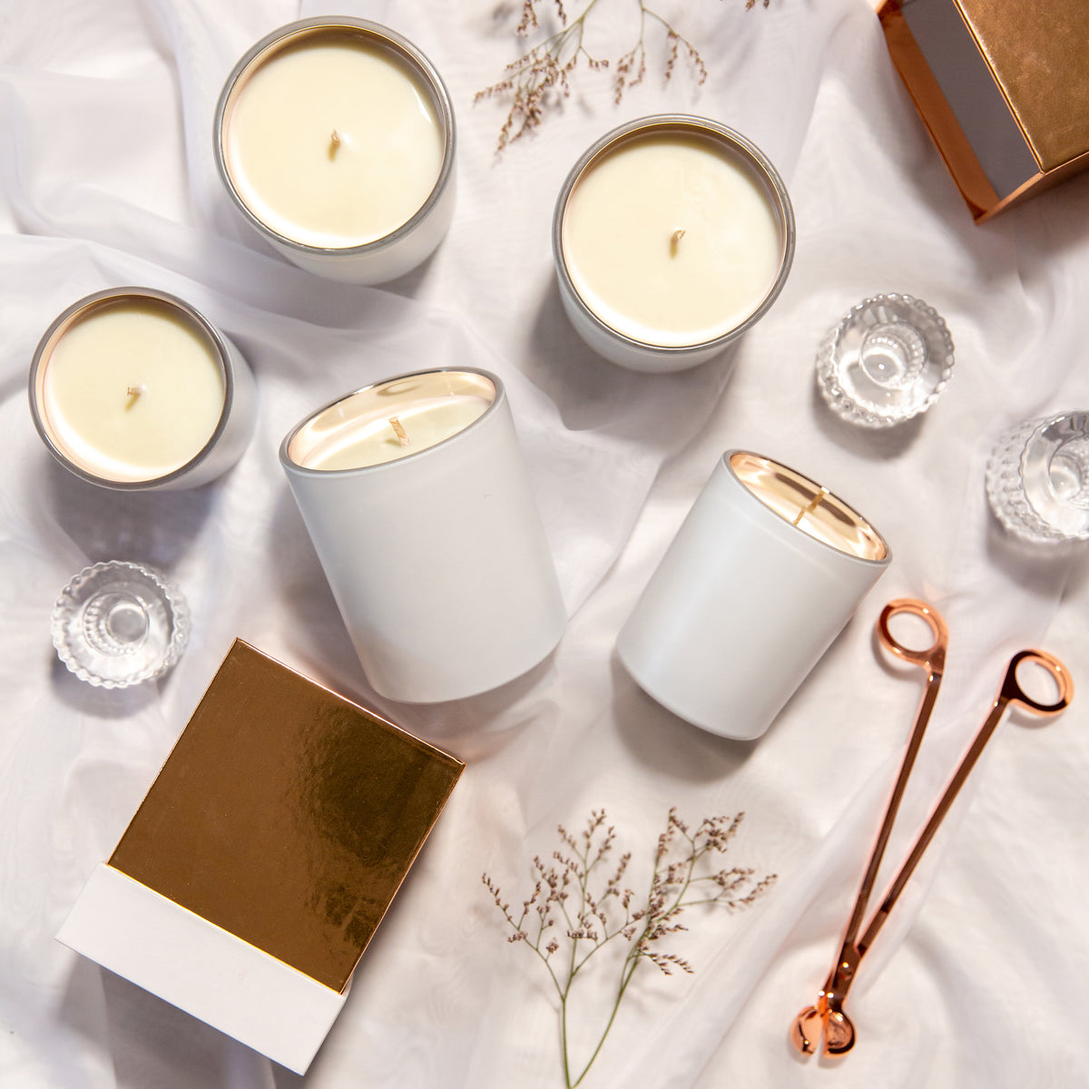 Malmaison Reine de la Lumière Soy Candle - Peony Blush