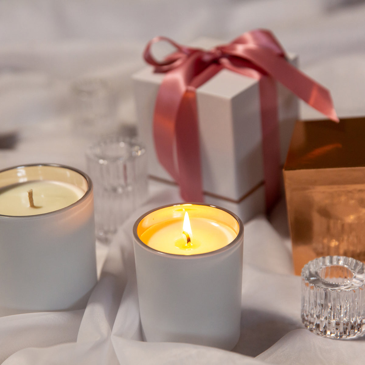 Malmaison Reine de la Lumière Soy Candle - Peony Blush