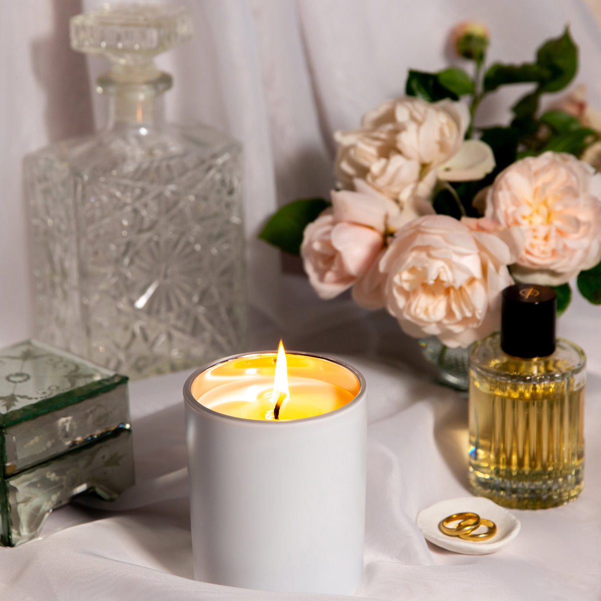 Malmaison Reine de la Lumière Soy Candle - Peony Blush