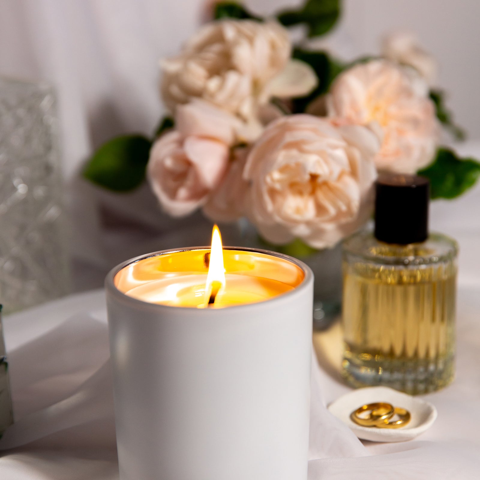 Malmaison Reine de la Lumière Soy Candle - Peony Blush